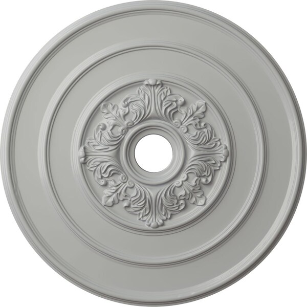 Ekena Millwork Traditional with Acanthus Leaves Ceiling Medallion, 26"OD x 3 1/8"ID x 1 1/2"P, Frost CM26TAFRF - main